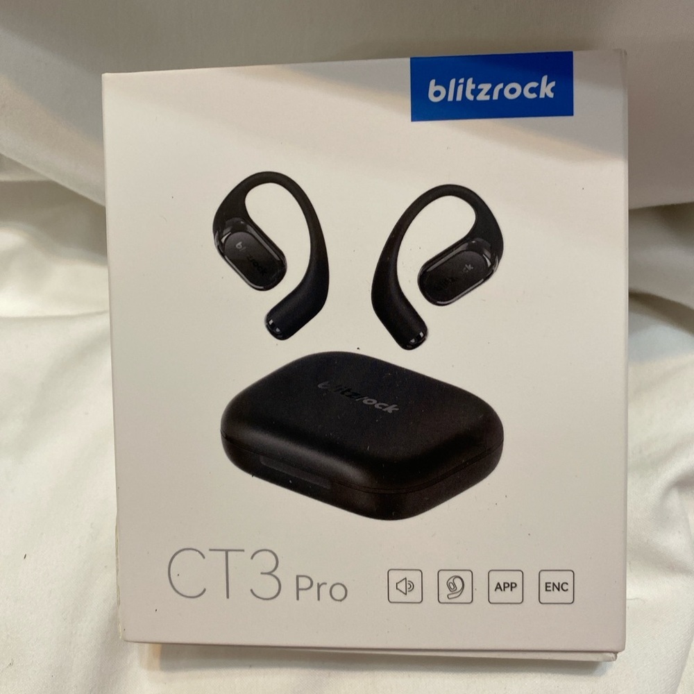 Blitzrock CT3 Pro Open-Ear Wireless Earbuds – New in Box